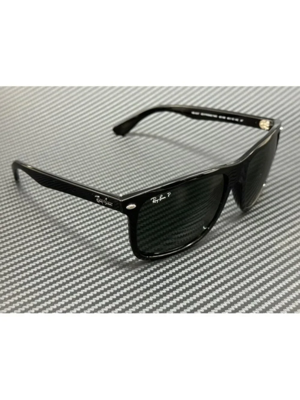New Ray-Ban Men Black Sunglasses 57-18-145